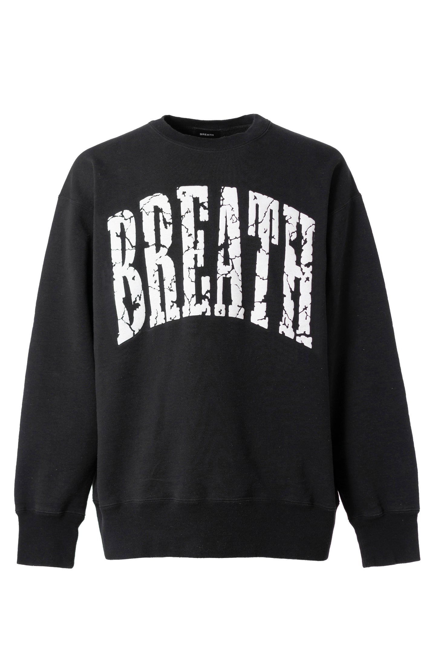 CRACK LOGO SWEAT CREW / BLK
