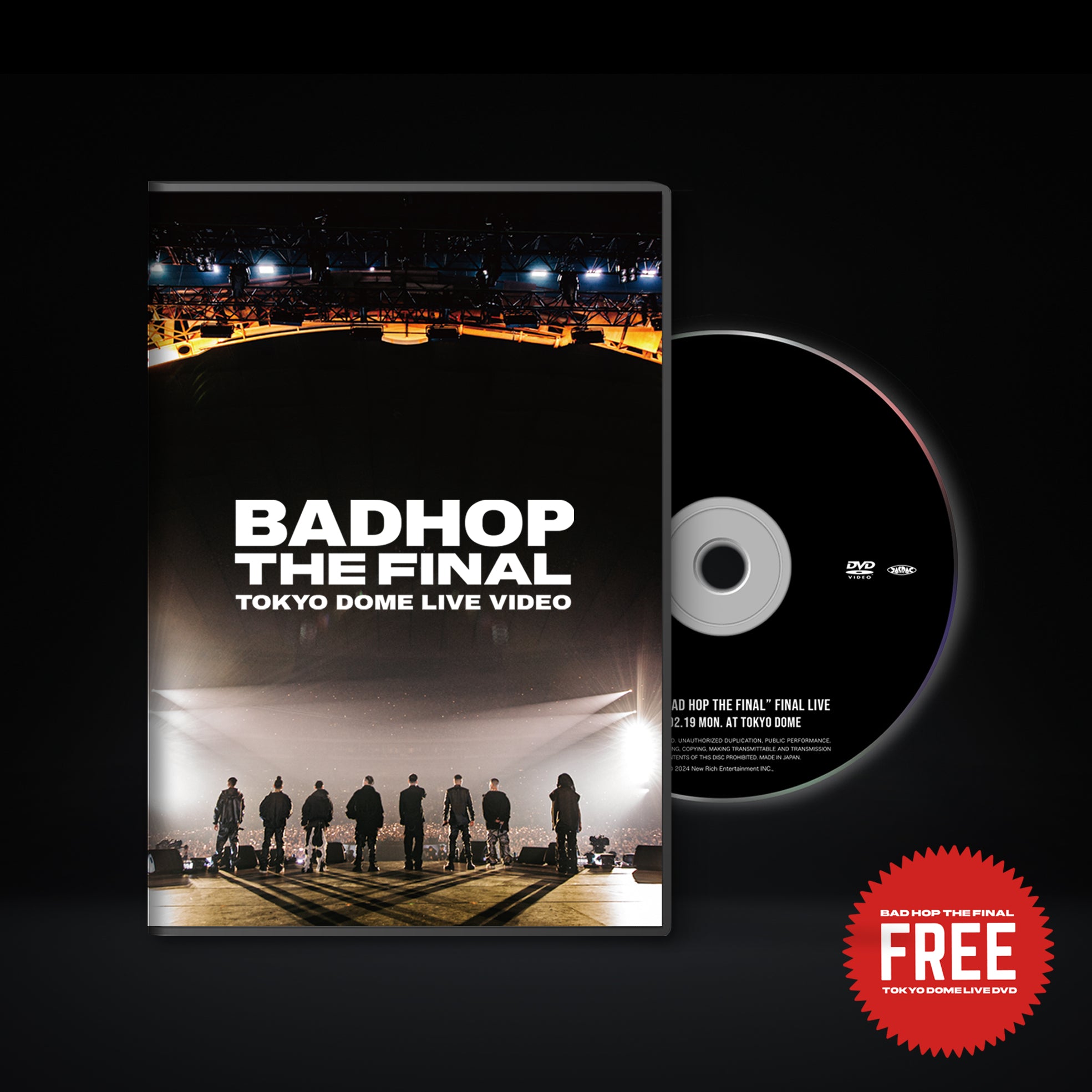 BAD HOP THE FINAL TOKYO DOME LIVE DVD 