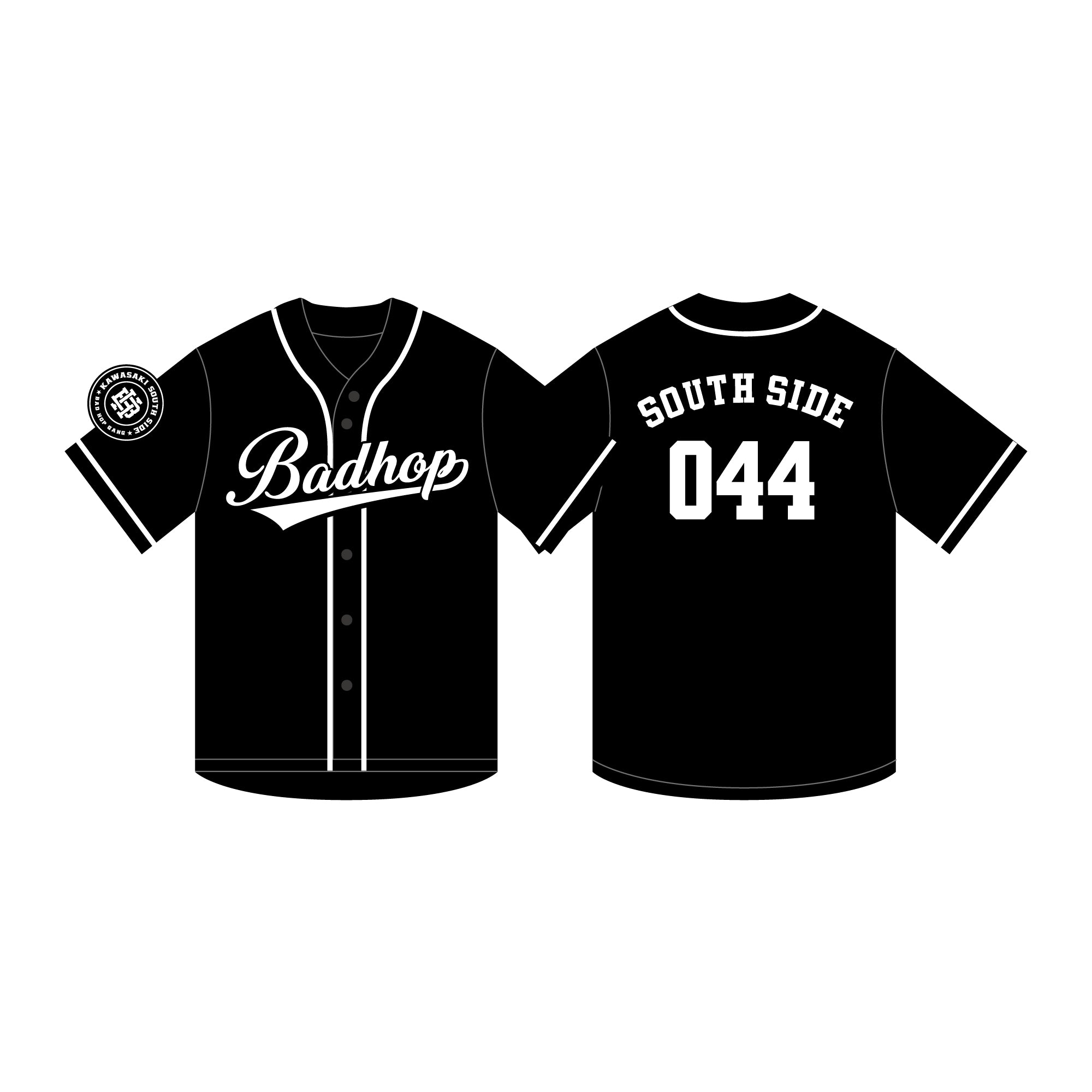 BH BASEBALL SHIRT / BLACK