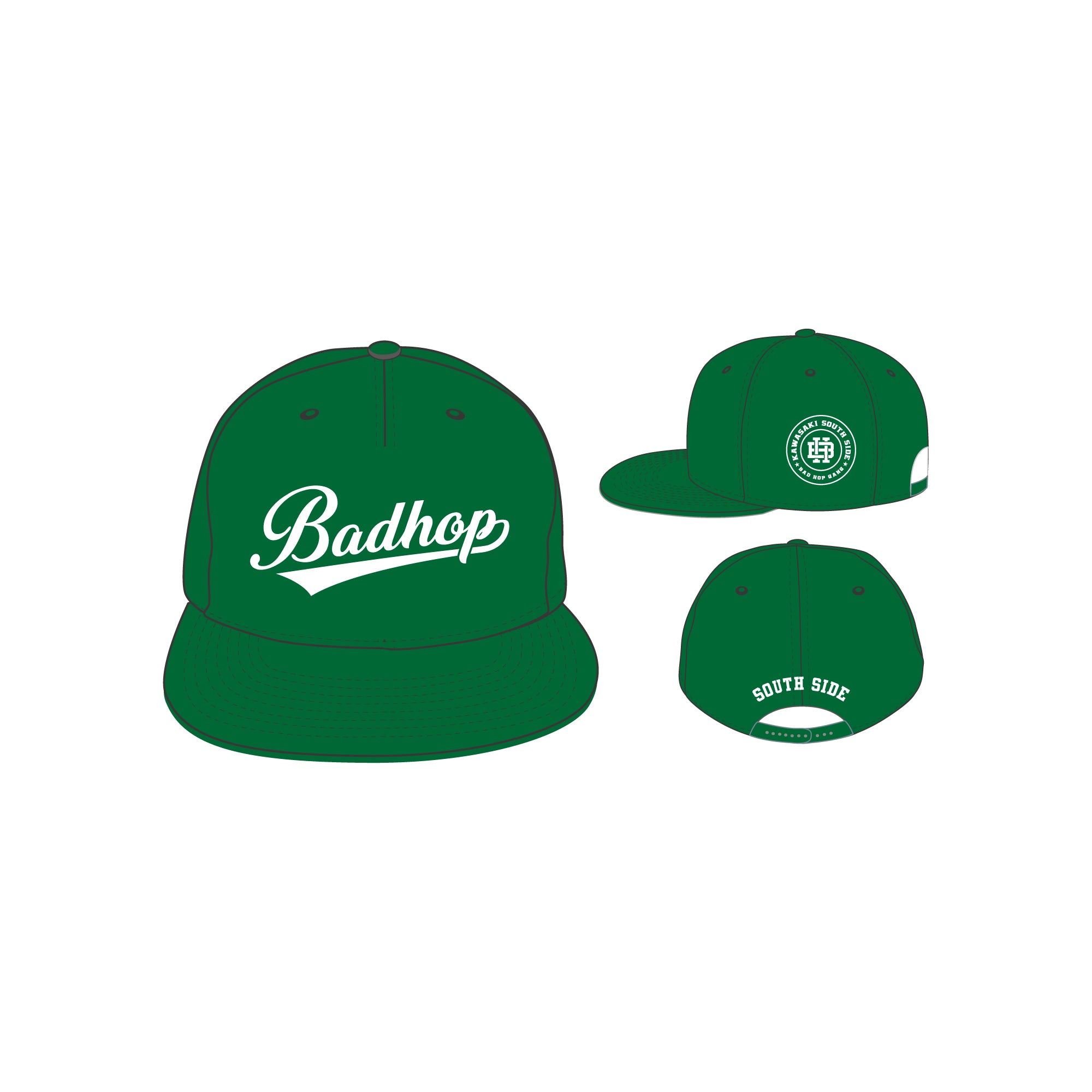 BH BASEBALL CAP / GREEN